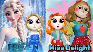 My talking angela 2 and Frozen Elsa and Miss Delight NAW VIRUS