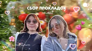 Сбор прокладок на МАЙ 🍓/Надёжные средства гигиены 💗