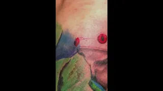 tree frog tattoo time lapse