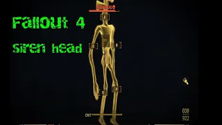 Finding and killing siren head in fallout 4