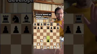 A piece gets trapped in this Blackmar-Diemer gambit ! #chess #pawnbreak.com