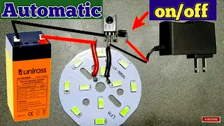 Old cfl circuit to automatic on/off light | automatic on off light kaise banaye