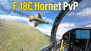 F-18C Hornet PvP Gameplay - DCS WORLD