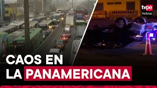 Puente Piedra: caos en Panamericana Norte tras accidente que dejó dos muertos