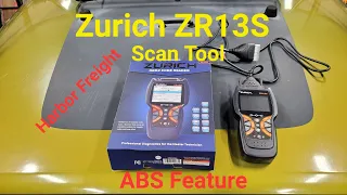 Zurich ZR13S Scan Tool for ABS System from Harbor Freight #harborfreight #jeep