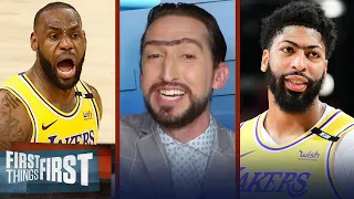 LeBron & AD made the difference in Lakers Game 2 win over Suns — Nick | NBA | FIRST THINGS FIRST