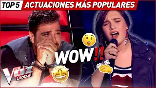 Las ACTUACIONES MÁS POPULARES de La Voz