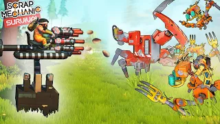 ЛУЧШИЕ ПОСТРОЙКИ ДЛЯ ВЫЖИВАНИЯ В SCRAP MECHANIC SURVIVAL