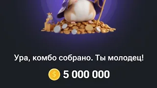 Hamster Combat  Drop 5m new , новый дроп на 5 миллионов монет