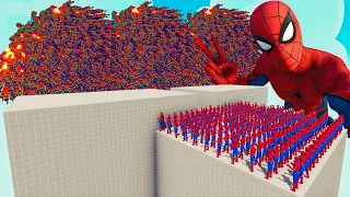 150x SPIDER-MAN + 1x GIANT vs EVERY GOD - Totally Accurate Battle Simulator TABS