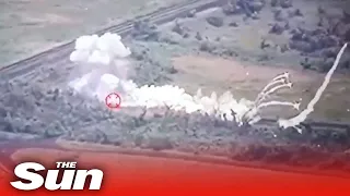 Ukrainian forces blow up Russian air defence systems on the ground