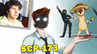 SCP-173 Скульптура (Анимация SCP) - Реакция на Детектив Войд
