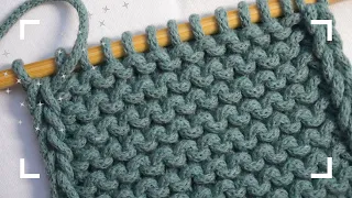 Knit nice edges for scarf or blanket