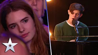 Reuben Gray sings emotional apology to Girlfriend who is in the AUDIENCE! | Britain's Got Talent
