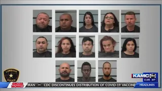 14 arrested after Central Lubbock prostitution sting, police said on Thursday