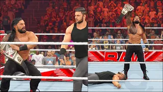 WWE 2K23 Story Mode - Roman Reigns Destroys Rocky #20