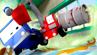 Kleinen Trucks | Die Garage - Lerne mit den kleinen Trucks 👶 🚚 Lehrreiche Cartoons für Kinder