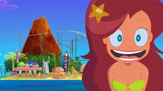 ZIG e SHARKO 🌴 O parque de diversões 🎡 Zig e Sharko Brasil | Desenho Animado em português