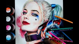 #shorts  THE SUICIDE SQUAD - Harle Quin( Margot Robbie ) 색채 묘사 표현