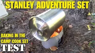 Baking in my Stanley Adventure cup over alcohol stove