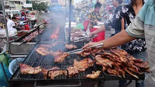 Cambodian BBQ Meat - Street Food in Cambodia