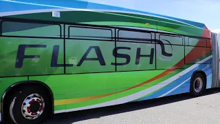 Montgomery County Leaders Launch FLASH - Maryland's First Bus Rapid Transit Service