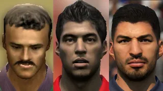 Luis Suarez evolution from FIFA 07 to FIFA 21