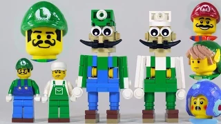 How To Build LEGO Luigi (+ new Mario, Link & Mega Man)
