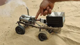 Science Project Homemade American Car || Powerful Mini Engine Car ||  how to make a car