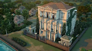 Historic Italian villa || The Sims 4 Speed build