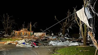 Ohio storms leave behind heavy damage to Indian Lake community in Logan County