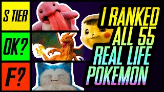 I Ranked ALL 55 Real Life Pokemon! | Mr1upz