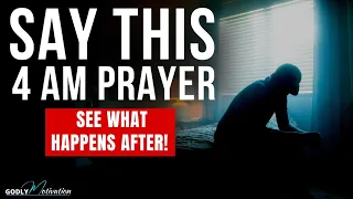 How to Pray When You Wake Up At 4am | Powerful Protection Prayer (Christian Motivation)