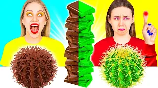 Défi Chocolat vs Réalité Nourriture #2 | Défi du chocolat par BooBoom Challenge