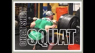 SQUAT CHEAT SHEET!