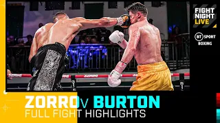 OUT COLD! Ellis Zorro knocks out Hosea Burton! 😱 | Official Fight Highlights | BT Sport Boxing