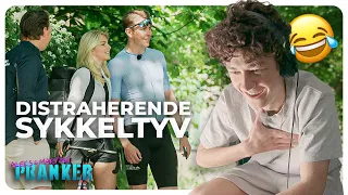 Oskar Westerlin lures av sykkeltyv | Aleks og Martine Pranker | Prime Video Norge