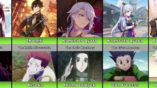 Genshin Impact Hunter x Hunter Same Voice Actors (English Dub)