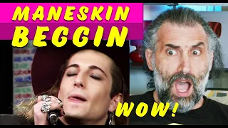 Maneskin - Beggin - live - singer reaction (Italiano/English) @ManeskinOfficial