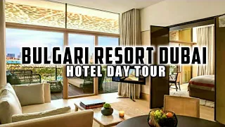 [4K] Inside DUBAI'S Luxurious BULGARI HOTEL & RESORT! Hotel & Room Tour!