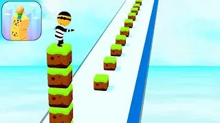 Satisfying Mobile Game Cube Surfer Play 333 Levels Tiktok Gameplay Walkthrough iOS,Android
