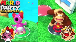 Mario Party Superstars - Birdo vs Mario vs Donkey Kong vs Peach  Yoshi's Tropical Island