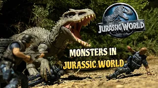 MONSTERS in Jurassic World #indominusrex #dinosaur