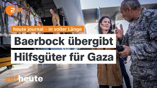 heute journal 09.01.24 Hilfsgüter für Gaza, Insolvenz bei Galeria, Hausärzte-Reform