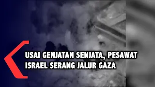 Gambar Udara: Pesawat Israel Serang Kamp Latihan di Jalur Gaza