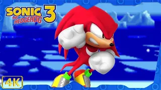 Sonic the Hedgehog 3: A.I.R. ⁴ᴷ Full Playthrough (All Super Emeralds, Knuckles gameplay)