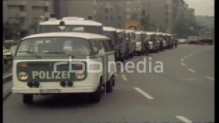Police executes house searches in the Bülowstraße, 1981