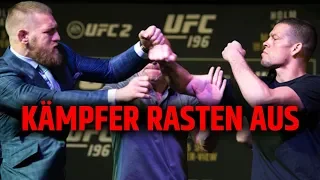 Die 5 HEFTIGSTEN AUSRASTER von MMA KÄMPFERN!