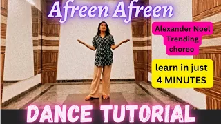 Afreen afreen dance tutorial | Alexander noel choreography | learn dance on afreen afreen #dance