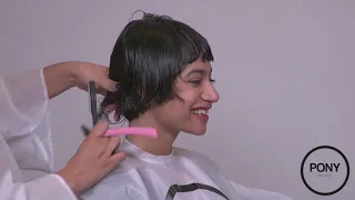 Pony Education Presents Jayinee's Bob: Amélie's cut with Hepburn's bangs